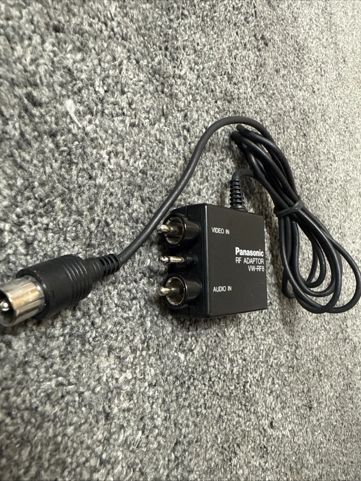 Panasonic VW-RF8B RF Adapter Modulator RCA to Coax Converter Camcorder TV Used - Image 2 of 4