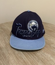 Tampa Bay Rays New Era 9FIFTY Snapback Hat Navy Blue Light Blue M/L Cap MLB