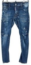 DSQUARED 2 Uomo Denim Stretch Dritto Jeans Taglia: 46 W32 L28