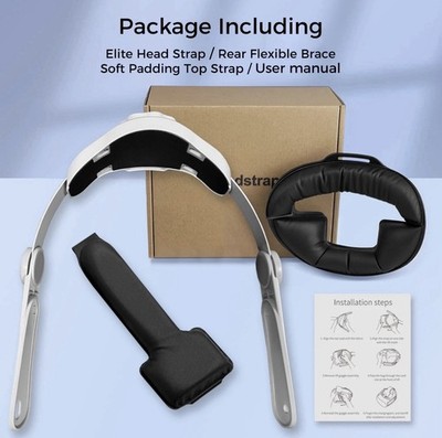Head Strap for Oculus Quest 3, Adjustable Elite Strap with Enhanced Comfort