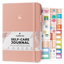 Clever Fox Self-Care Journal Daily Reflection Notebook Mental Health Pe...