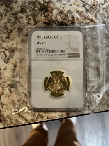 2015 $10 Gold Eagle Ms70