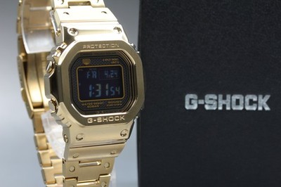 [MINT Box Paper] CASIO G-SHOCK FULLMETAL GMW-B5000GD-9JF Gold Solar Men's Watch