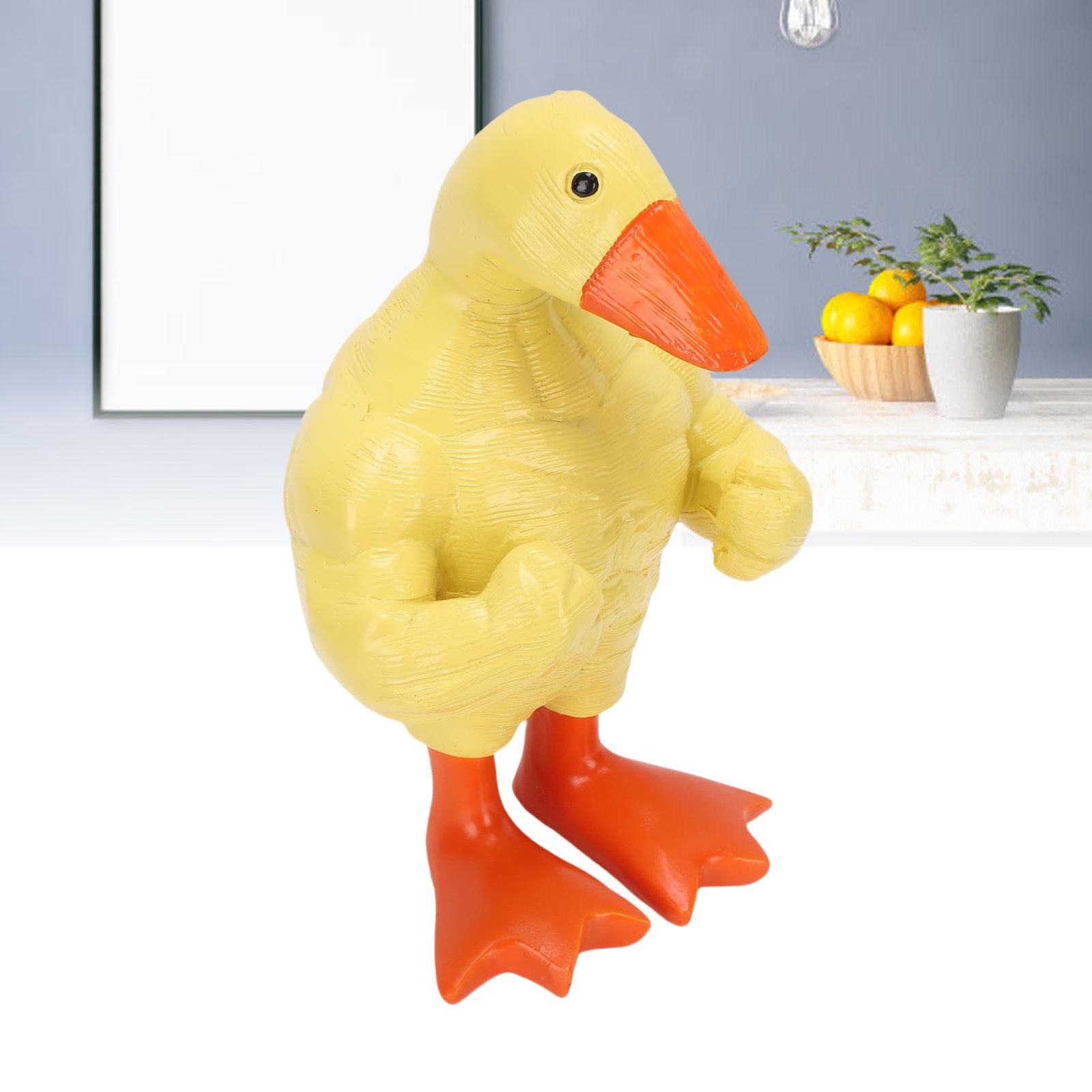 Funny Muscle Duck Statue Magnetic Key Holder For Home Office Decor Excellent view 2