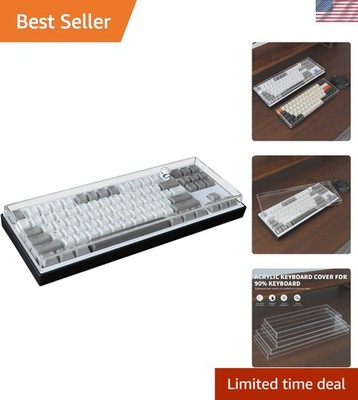 Acrylic Keyboard Dust Cover,75 Keys Transparent Mechanical Keyboard Protectiv...