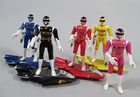 1997 Power Rangers in Space Figures Galaxy Gliders Weapons Lot Vintage AS IS