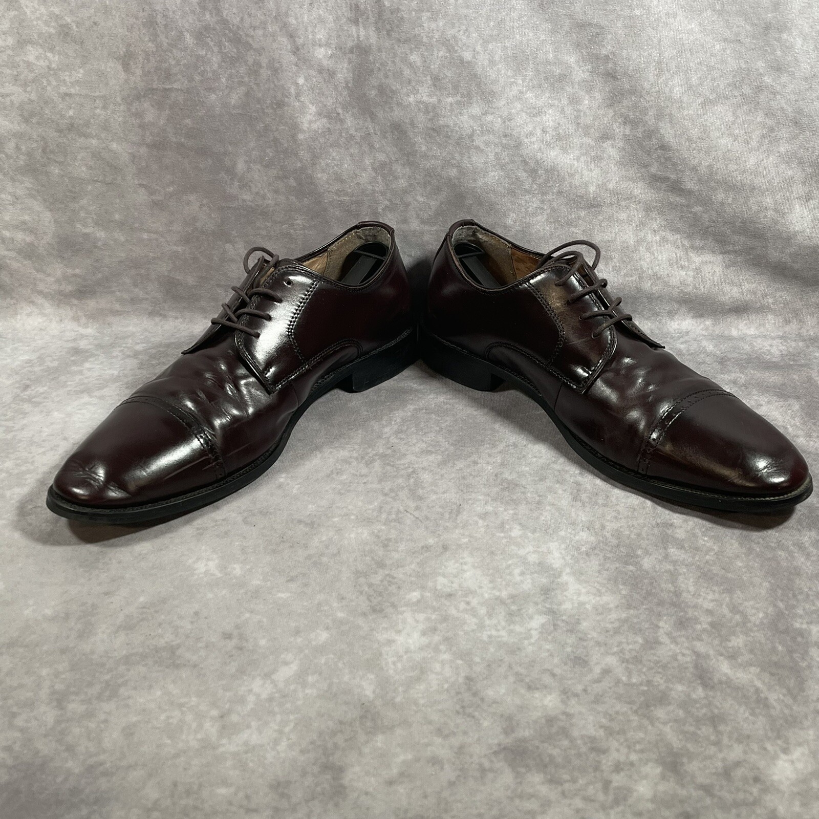 Joseph Abboud Burgundy Dress Shoes Cap Toe Joseph Abboud Bruno Brown Suede  Wingtip Oxfords Top Joseph
