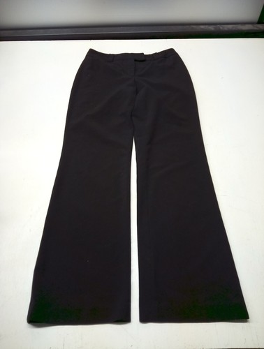 Style and Co Chino Pants Womens size 6 Black Bootcut Stretch Business No Pockets