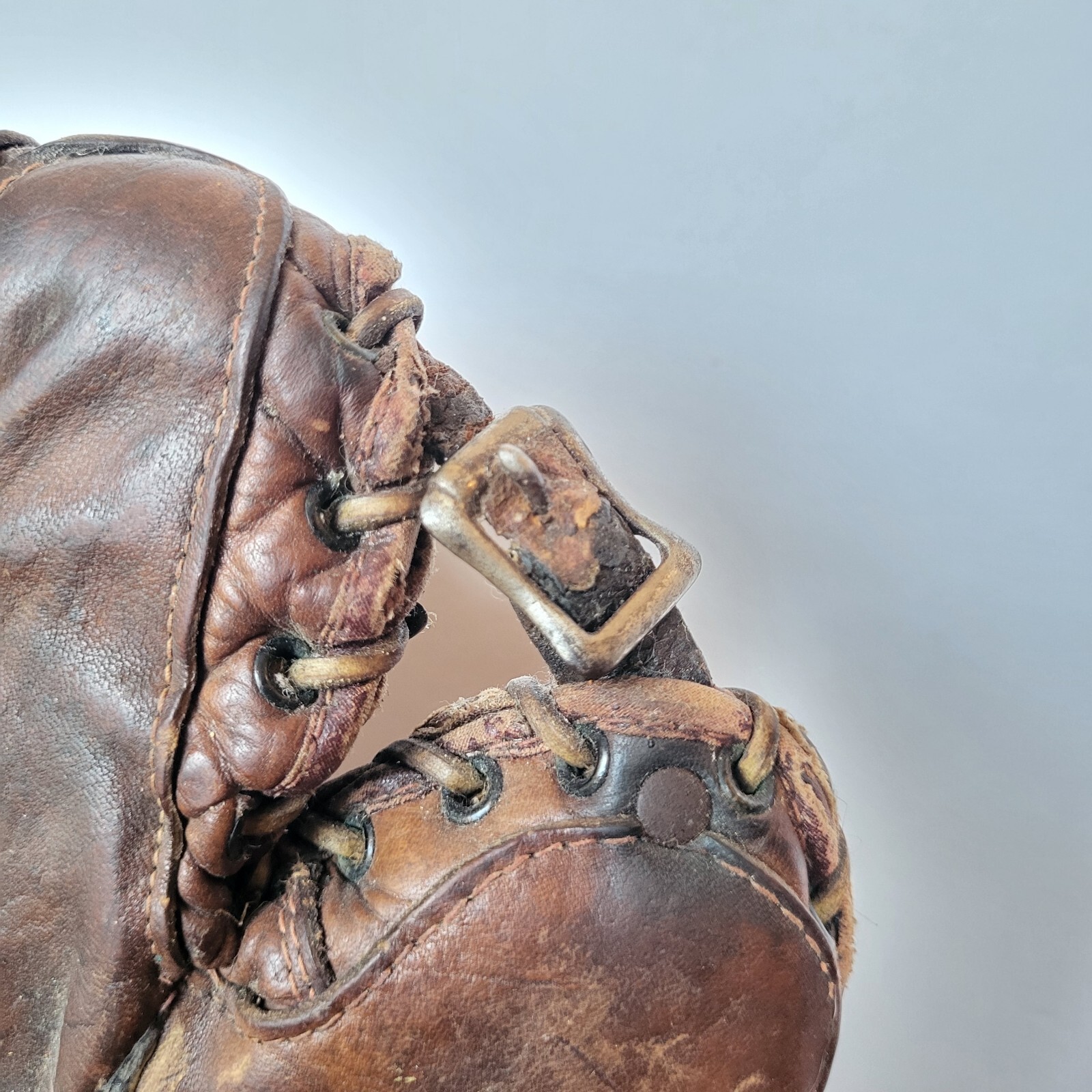 Vintage Double Buckleback First Baseman Mitt eBay