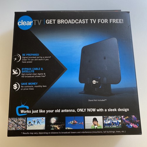 Clear TV HD Digital Indoor Antenna Channels Clear TV Open Box zay