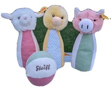 Steiff Happy Farm Set of 4 Ball Chick Cow Pig OCT21