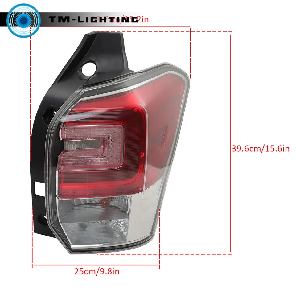 For 2017-2018 Subaru Forester Passenger Side Tail Light Assembly Lamp Right - Image 3 of 4
