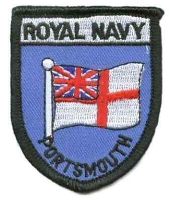 Royal Navy Portsmouth Flag World Embroidered Patch Badge - Foto 8