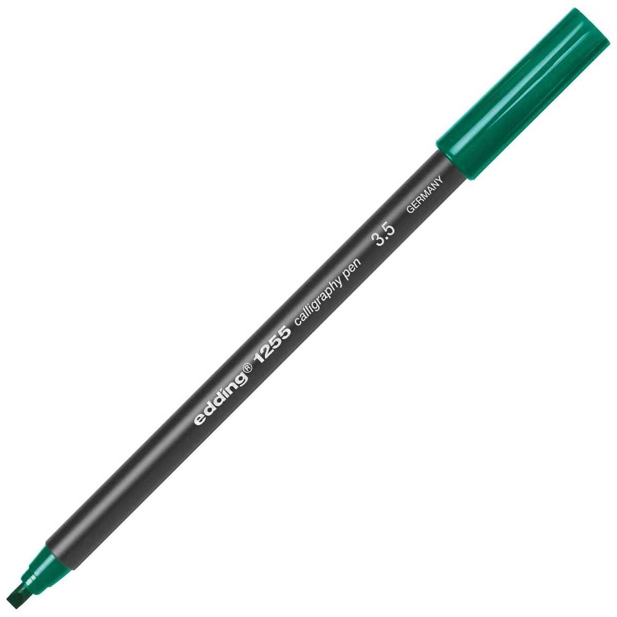 Edding Fasermaler 1255 – Kalligrafie-Stift Mit 2,0 Mm Spitze, Wasserfeste Tinte, Rot