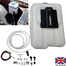 UNIVERSAL 12V CAR WINDSCREEN WASHER BOTTLE KIT MOTOR PUMP JETS RESERVOIR HOSE