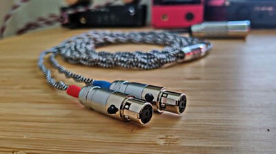 LITZ OCC PURE SILVER balanced cable for Audeze LCD 2 LCD3 LCD4 LCDX LCDXC 4Z MX4