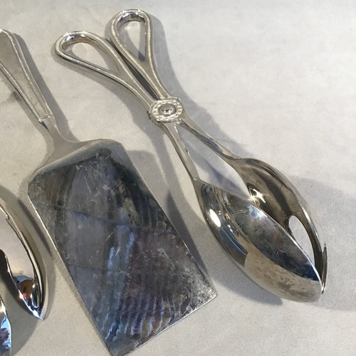 PV06469 Vintage Silver Plate Towle BEADED ANTIQUE Serve Set - 4pcs - Picture 10 of 12