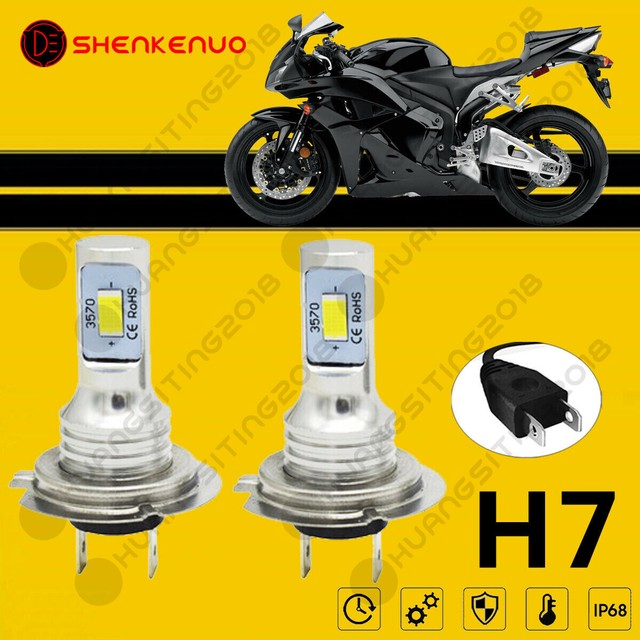 White Projector LED Headlight Bulb For Honda CBR600RR 20052019 CBR300