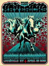Poster The Mavericks in Louisville, KY on Apr 25, 2025 Tour Poster, gift fans