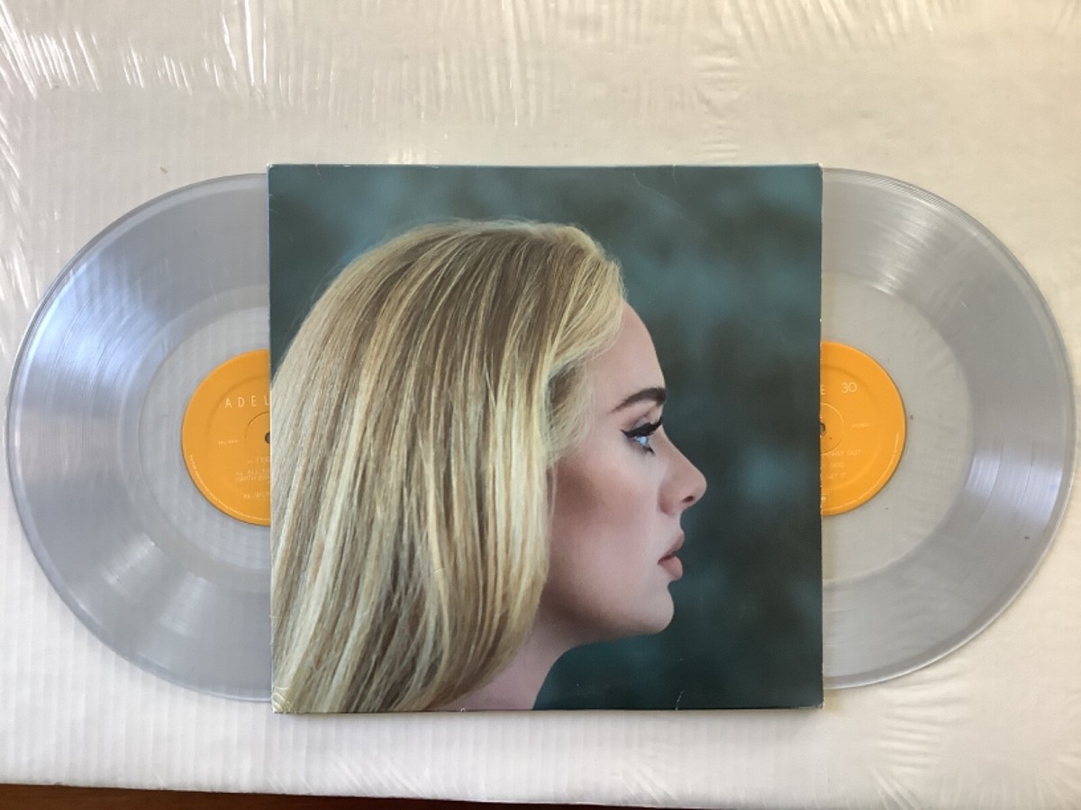 ADELE - 30 by Adele - Limited Edition Clear 2 vinyl LPs with