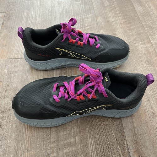 Altra Womens Outroad Women’s Size 8.5 Gray Running Shoes Sneakers Black Purple - Picture 6 of 11