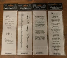 Quick Quotes Instant Journaling Vellum Scrapbooking~Lot Of 4 (G15, H19, G35, E1)