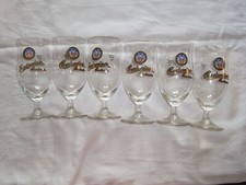 Budweiser Budvar 6 Gläser, 0,3 l, Importeur Strelow Hamburg Böckling 80-90er