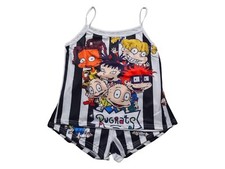 Women's Pajama Set Short Pant And Top Medium New