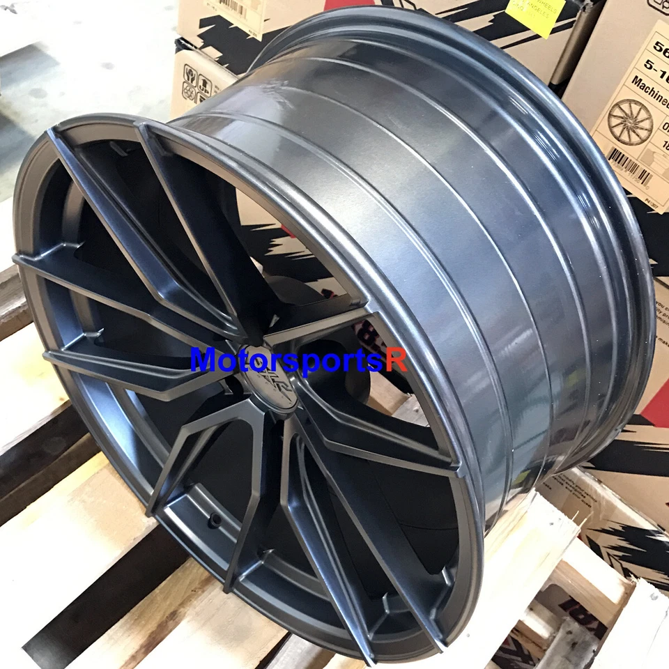XXR 559 19 +40 Flat Gray Staggered Wheels Rims 5x114.3 Fit Hyundai Genesis Coupe Foto 3 de 4