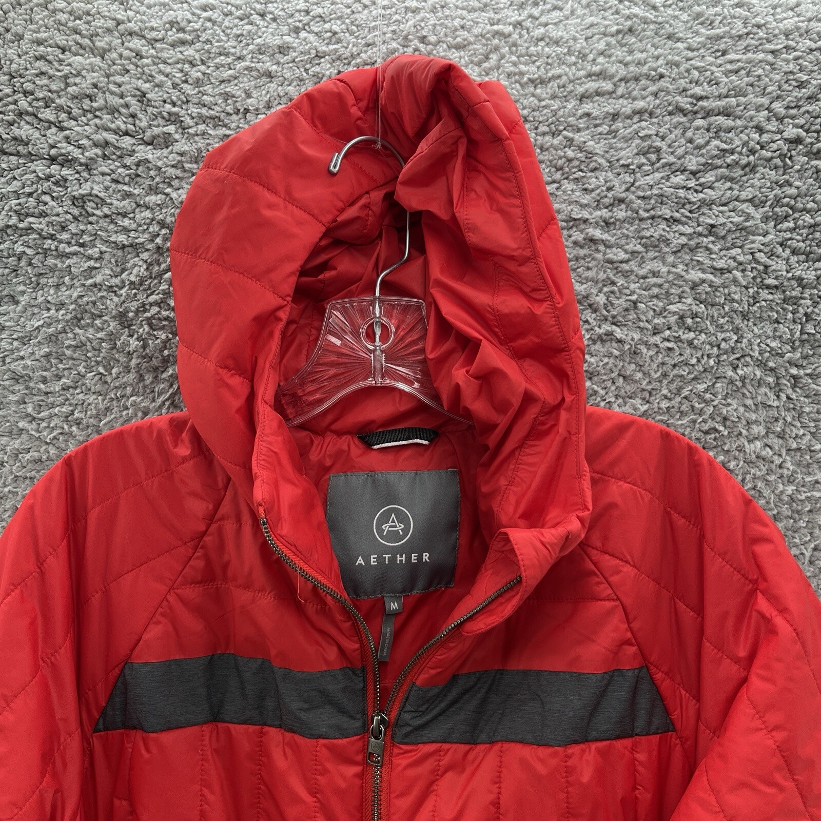 Aether Jacket Womens Medium Red Nell Quilted Ligh… - image 3