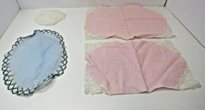 Vintage Lot 4 of Women's Hankies Assorted Colors Styles Sizes  US2