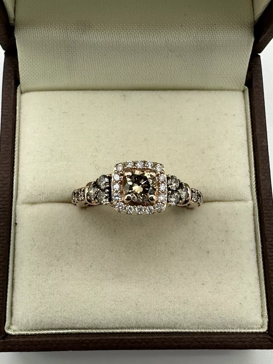 Strawberry gold shop engagement rings
