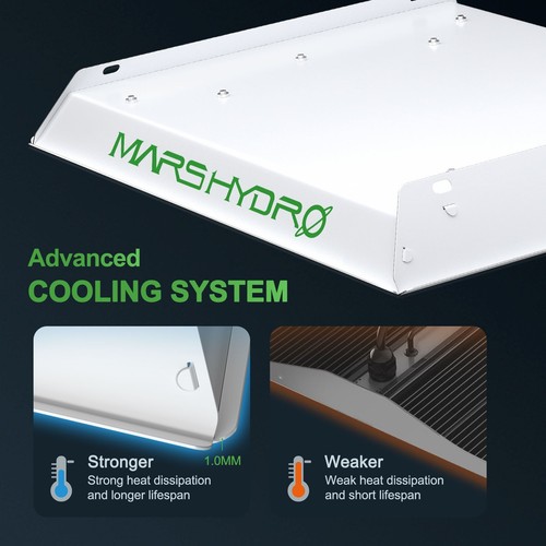 Mars Hydro TS 600 1000 2000 3000 Led Grow Light Grow Tent Kits Hydroponics - Picture 23 of 84