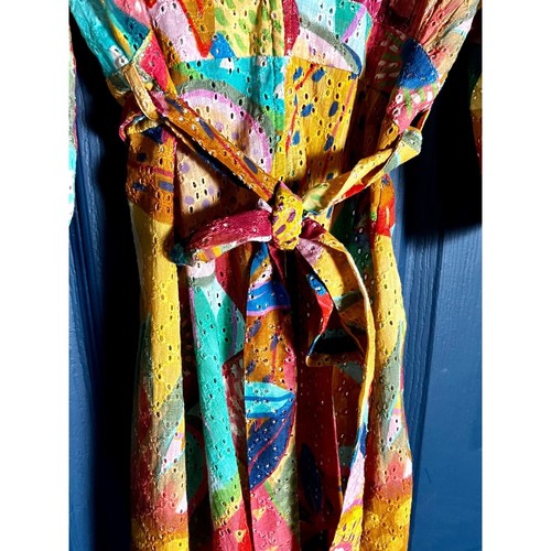 NWT New $195 Farm Rio Whimsical Summery Salad Maxi Long Dress XS RUNS SMALL - Picture 6 of 10