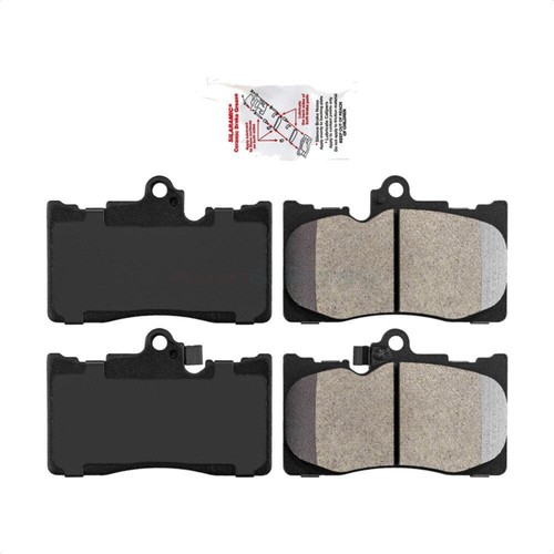 For Lexus GS350 IS300 Front Semi-Metallic Rear Ceramic Pad Coat Brake Rotors Kit - Picture 5 of 19