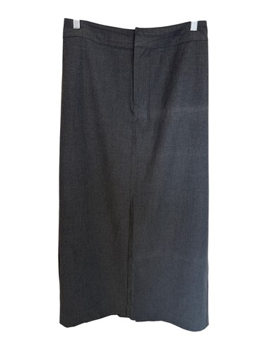 Old Navy Womens Gray Stretch Pencil Skirt Size 16 Polyester Blend Professional W