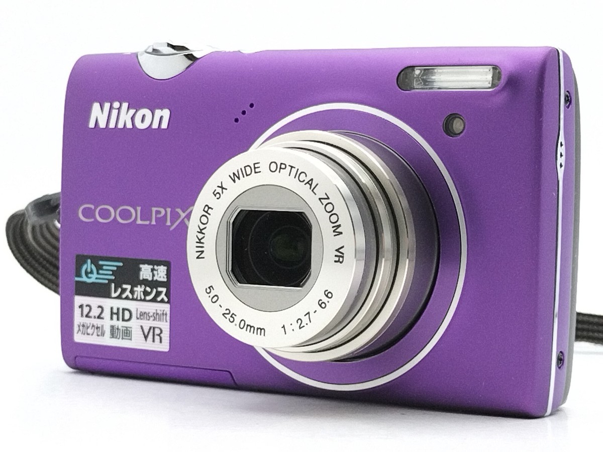 Nikon COOLPIX S5100 Purple 12.2MP 5x Zoom Compact Digital