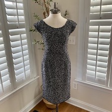 Dolce & Gabbana Black and white wool tweed dress Size 42/ 6