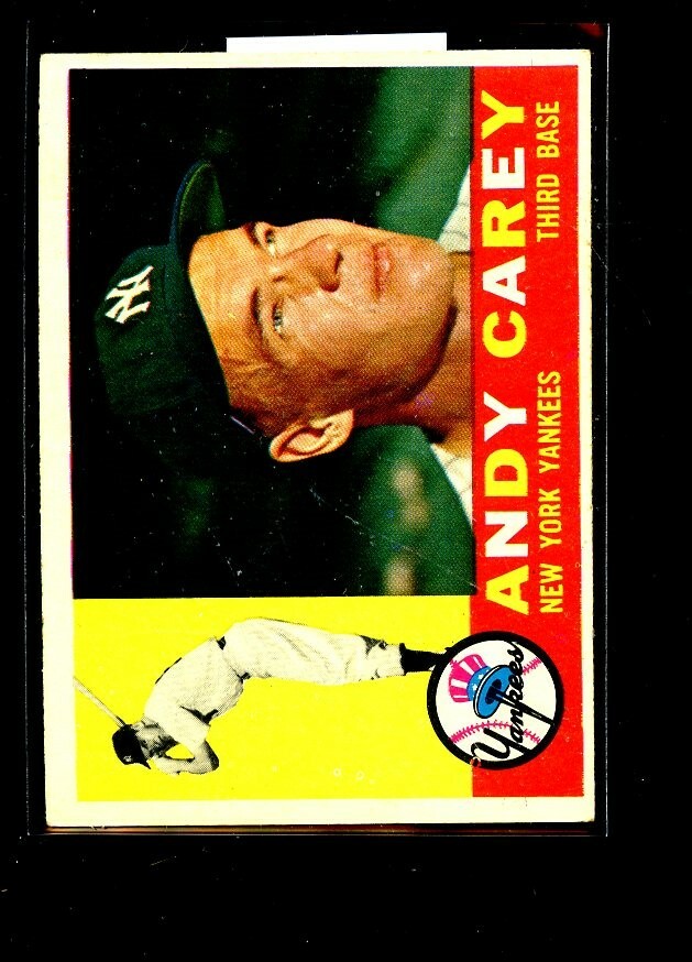 ☆M.Carey☆ 1960 TOPPS #196 ANDY CAREY YANKEES NRMINT E06186 | eBay