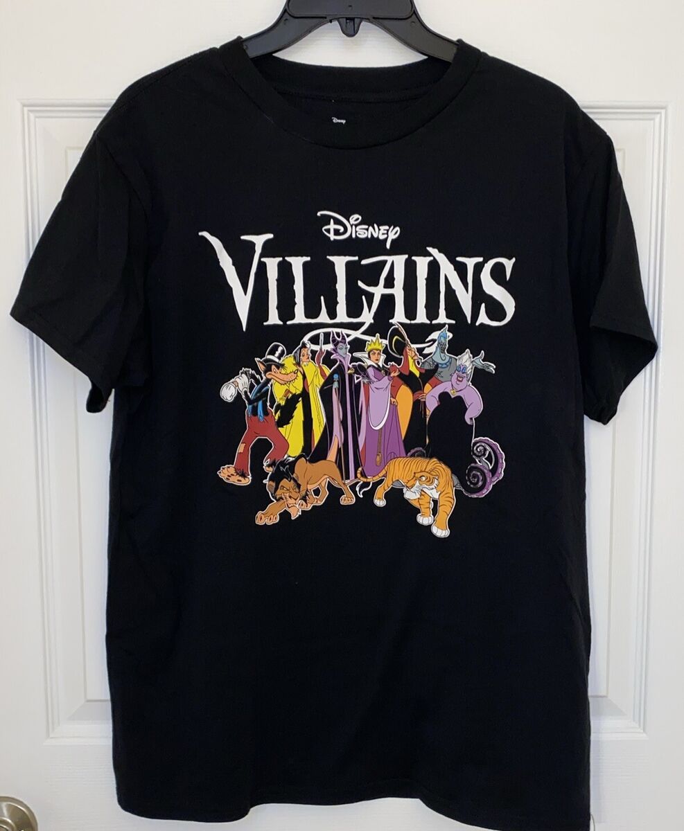 Disney Villains T-Shirt Size XL Black | eBay Disney Villains T-Shirt Size XL Black | eBay