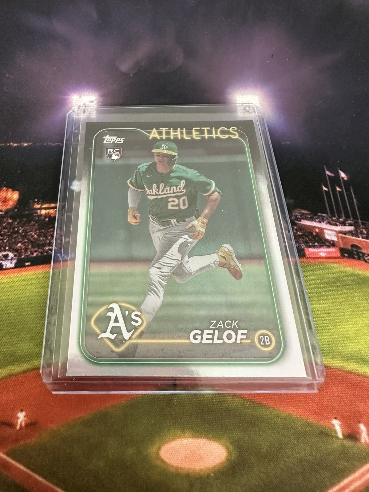 2024 Topps Series 1 - Rainbow Foil #166 Zack Gelof (RC) Oakland Athletics