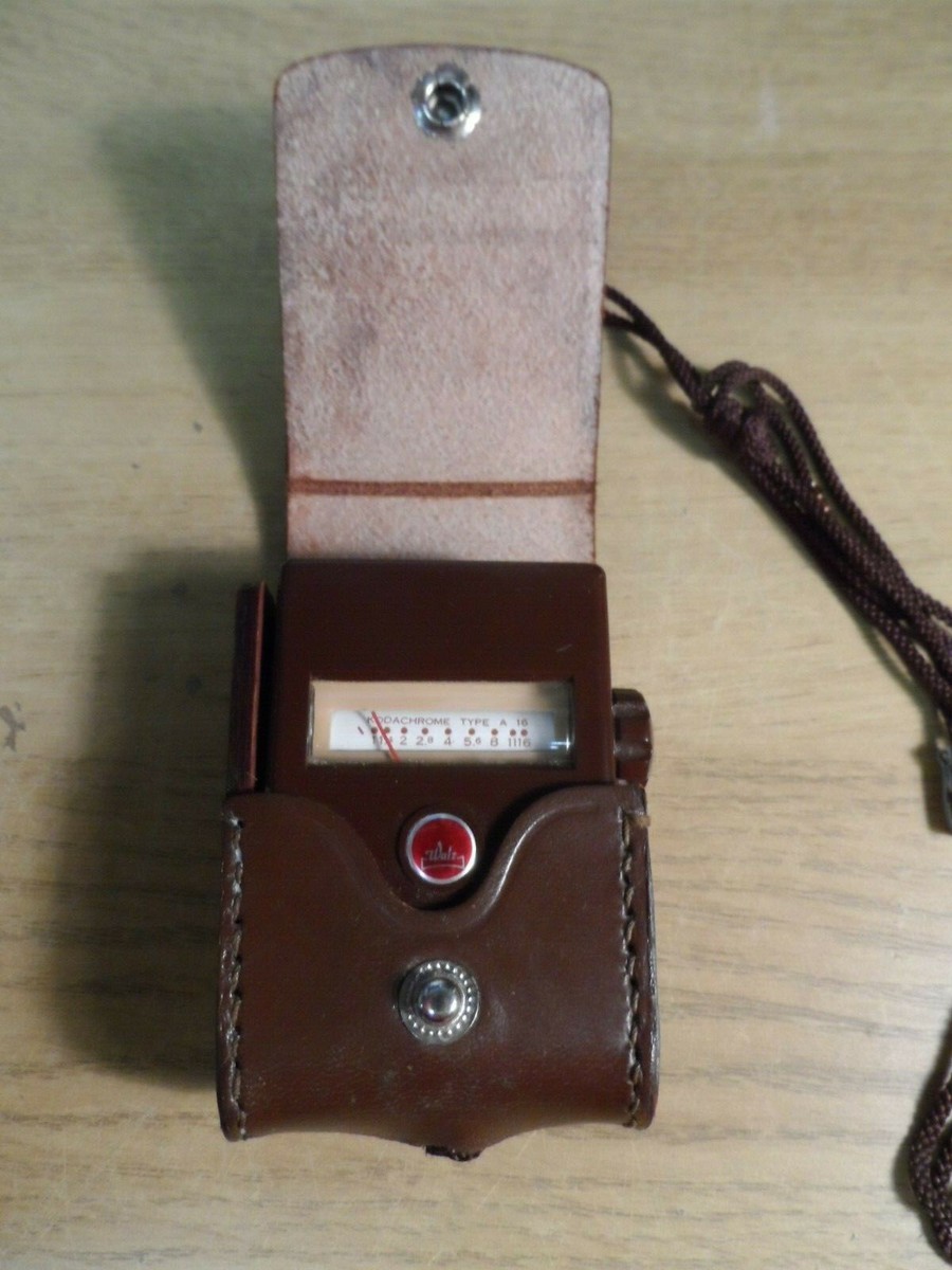 Vintage WALZ Movie Camera Light Meter in Leather Case | eBay Vintage WALZ Movie Camera Light Meter in Leather Case | eBay