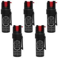 5 Police Magnum pepper spray .50oz pocket clip self defense security protection