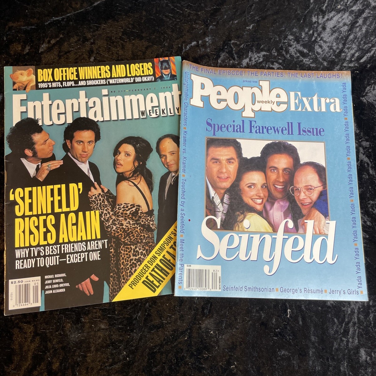 Entertainment Weekly Magazine Seinfeld TV Cast 312 Lot of