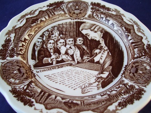 J&G Meakin American Legend 4 Dessert Pie Plates Staffordshire England B Vintage - Picture 3 of 3