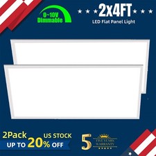 75W 2x4 LED Panel Dimmable Commercial Grade Back-Lit Flat Lights 5000K Daylights