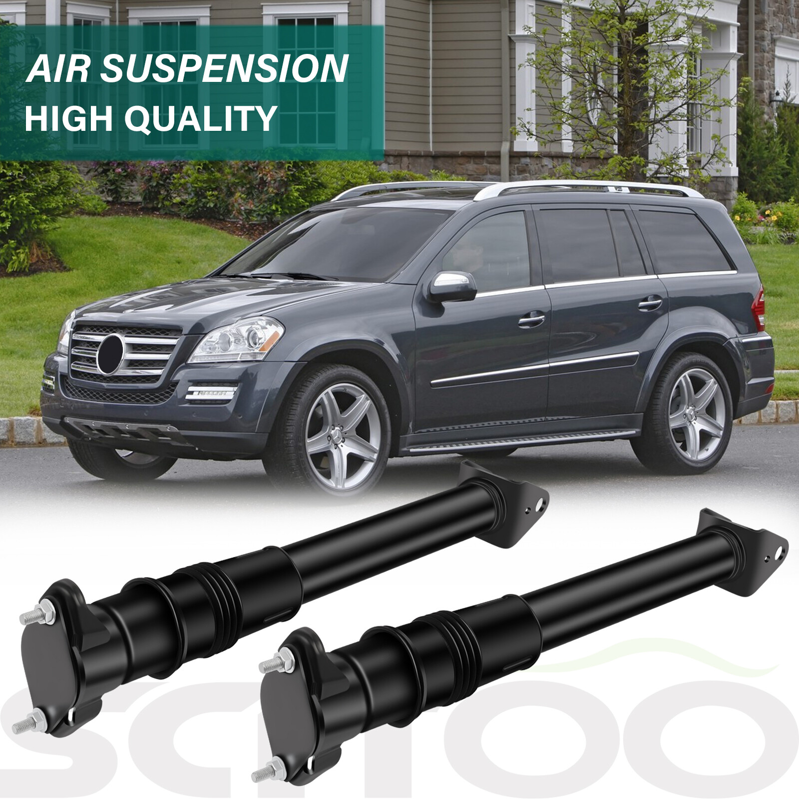 Rear Pair Air Suspension Struts For Mercedes X164 GL350 GL450 W164 ...