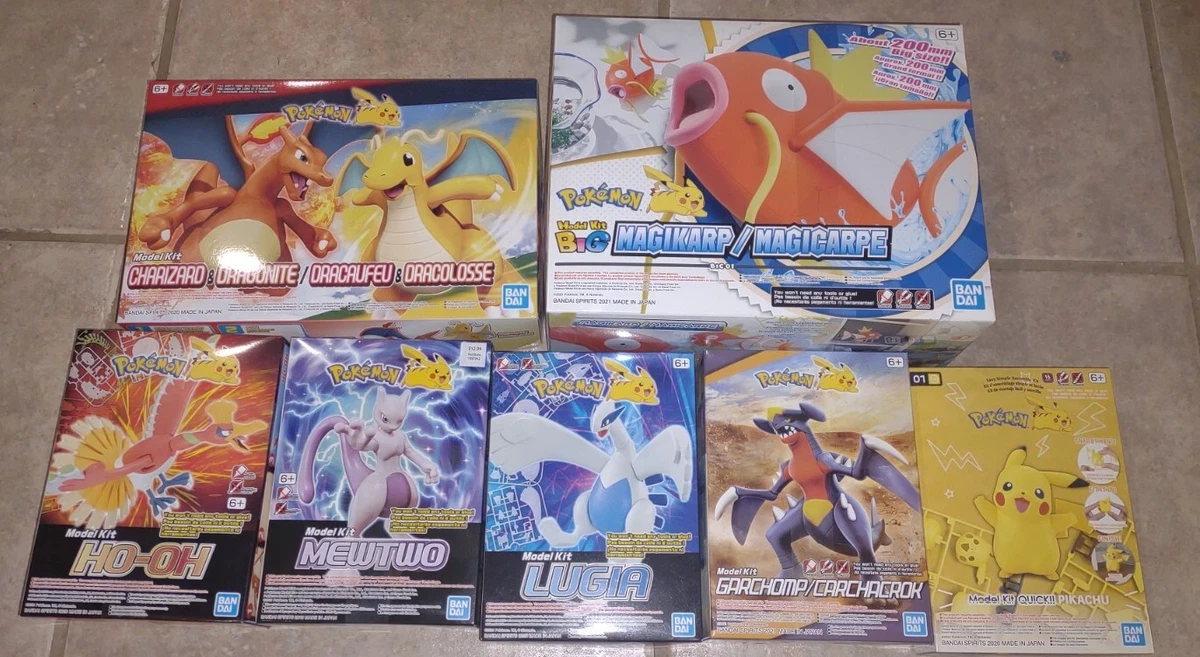 Figura de ação pokemon lugia ho-oh tipo voador, modelo