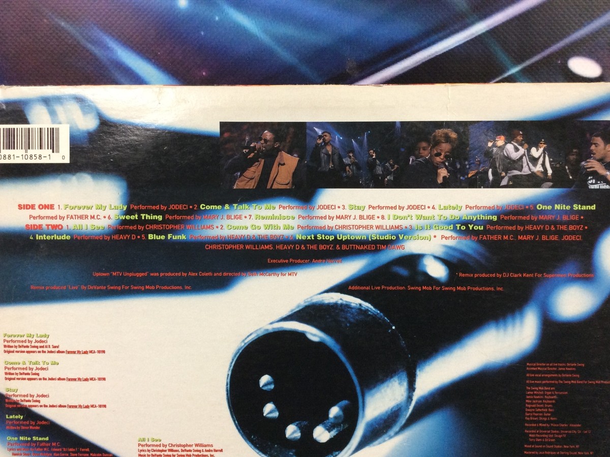 ☆UKオリジナル盤☆『UPTOWN MTV UNPLUGGED』V.A. ☆UK