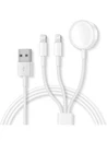 3 in 1 Wireless Magnetic Charging for iphone 14/13/12 Apple Watch SE/6/5/4/3/2/1